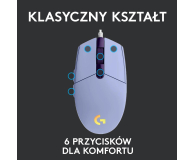 LOGITECH G102 Lightspeed Gaming Lilac - 592501 - zdjęcie 6
